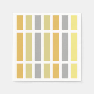 Gold Silver Bronze Metal Hues Napkin