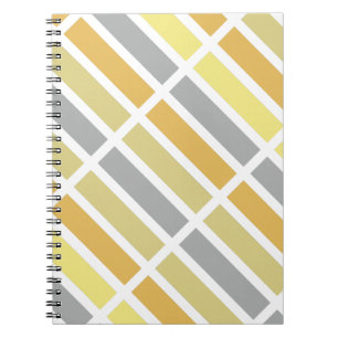 Gold Silver Bronze Metal Hues Notebook