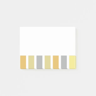 Gold Silver Bronze Metal Hues Post-it Notes