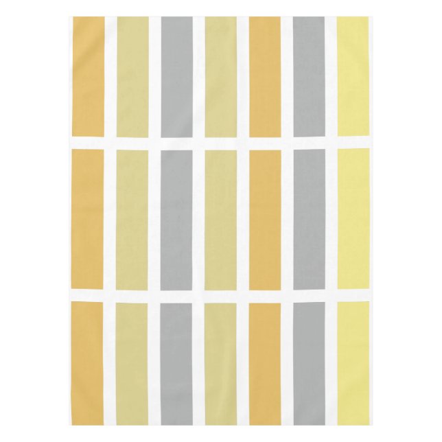 Gold Silver Bronze Metal Hues Tablecloth (Front)