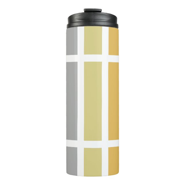 Gold Silver Bronze Metal Hues Thermal Tumbler (Front)