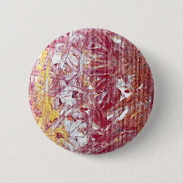 Gold, Silver, Red, Rose Gold, Marble Artwork 6 Cm Round Badge