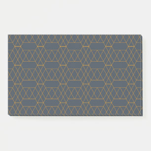 Gold, simple, modern, cool, trendy lines geometric post-it notes