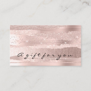 Gold Simply Gift Certificate Makeup Beauty Rose