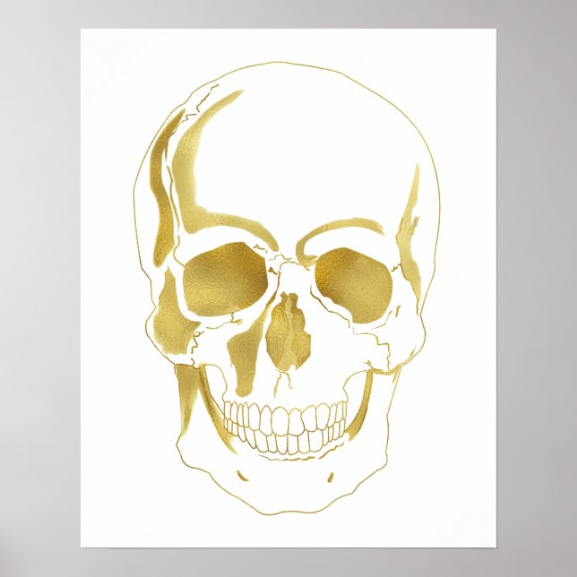 Gold Skull Poster (Front)