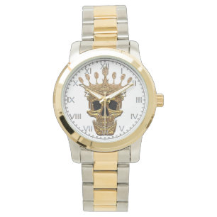 Gold Skull Watch