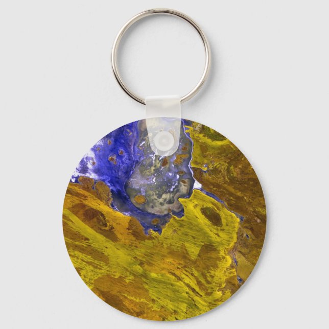 Gold Slate <br> Key Ring (Front)