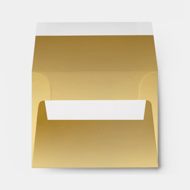 Gold Small Notecard Envelope (Back (Bottom))