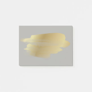 Gold Smudge Post it Notes