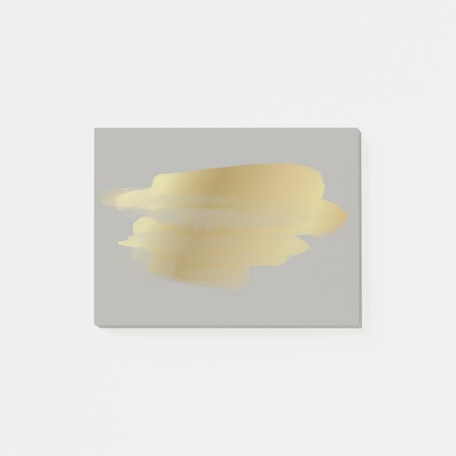 Gold Smudge Post it Notes (Front)