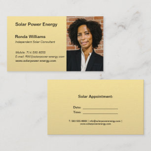 Gold Soft Metallic Shine Business Card