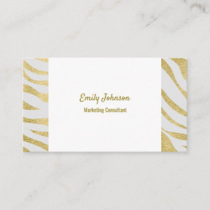Gold Sophisticated Style Solutions Business Card