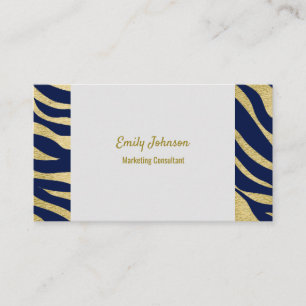 Gold Sophisticated Style Solutions Business Card