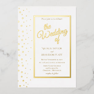 Gold Sparkle Classic Wedding 