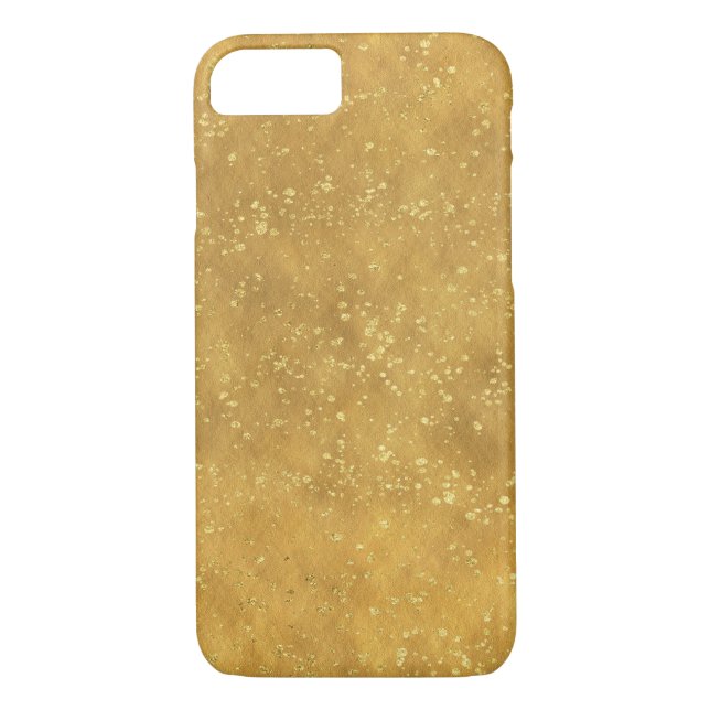 Gold Sparkle Confetti Case-Mate iPhone Case (Back)