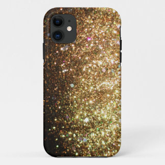Gold Sparkle Glitter iPhone 5 Christmas 11 Case