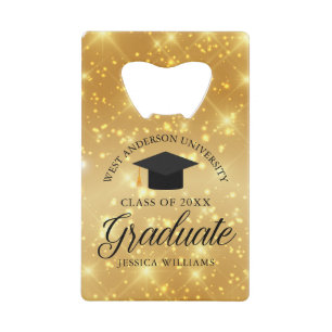 Gold Sparkle Graduate Custom 2023 Graduation Party