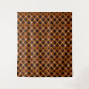Gold Sparkle Harlequin Lattice Tapestry