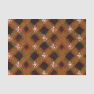 Gold Sparkle Harlequin Lattice Tissue Paper