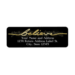 Gold Sparkle Look Bokeh Believe Christmas