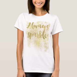 Gold Sparkle T-Shirt