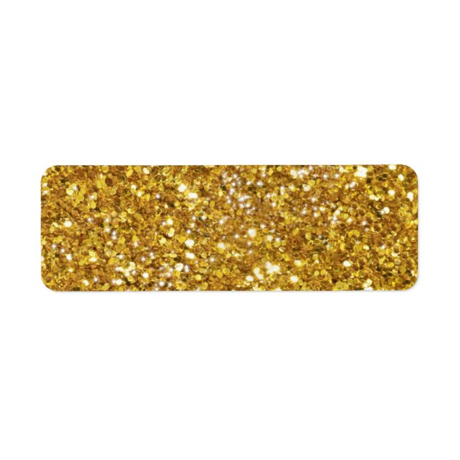 Gold sparkling glitter pattern          (Front)