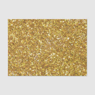 Gold sparkling glitter pattern          tissue paper