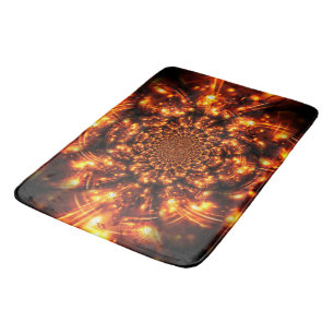 Gold Sparkling Lights Bath Mat