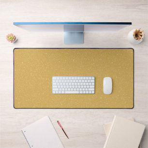 Gold Speckled Mouse Pad - Custom Large Desk Mat