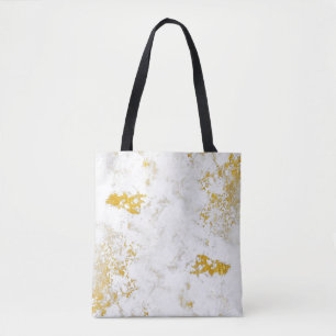Gold splashes Texture. Brush stroke design element Tote Bag