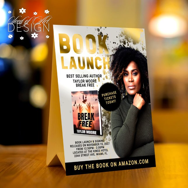 Gold Splatter Professional Book Launch Event  (Creator Uploaded)