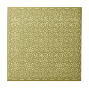 Gold Squares Tile