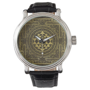Gold Sri Yantra  / Sri Chakra Watch