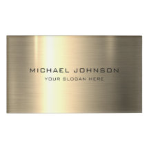 Gold Stainless Steel Metal Personalised