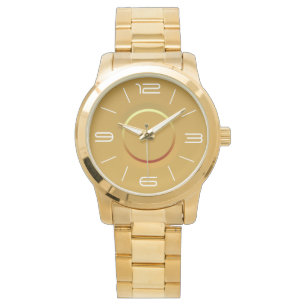 Gold Stainless Steel with Gold Face>Bracelet Watch