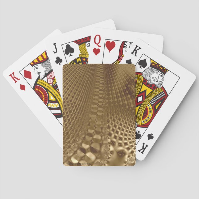 Gold Standard Fractal Playing Cards (Back)