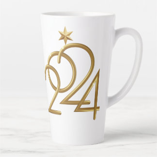 Gold Star 2024 Latte Mug