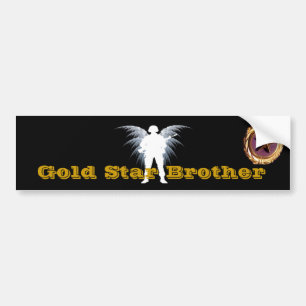 Gold Star  Brother Bumper Sticker