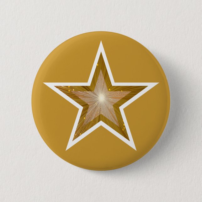 "Gold" Star button gold (Front)