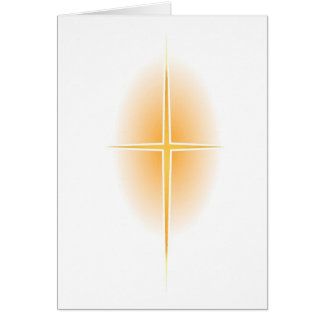 Gold Star Cross with Glow
