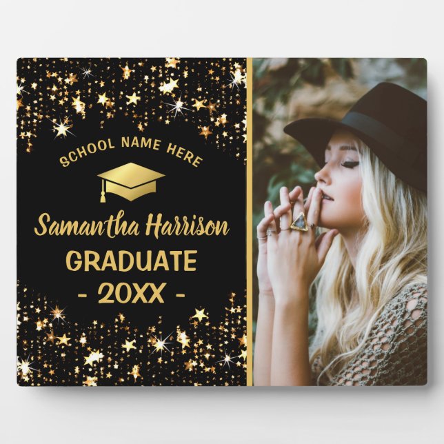 Gold Star Graduate | Photo 2025 Graduation Plaque (Front)