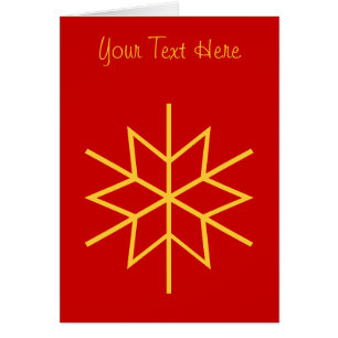 gold star graphic design red christmas