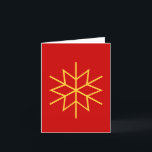 gold star graphic design red christmas note card<br><div class="desc">This very modern and minimalist graphic design will suite everyone who wants to send a festive message to family, friends and colleagues but want to leave the traditional behind . This Christmas star image with it’s seasonal red and gold colours makes the perfect note card. There's a matching red and...</div>