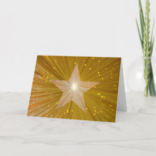 Gold Star 'Happy Birthday' greetings card