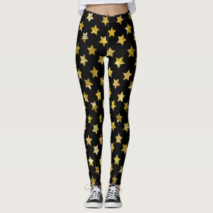 gold star leggings