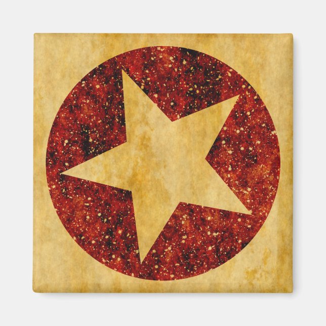 Gold Star Magnet (Front)