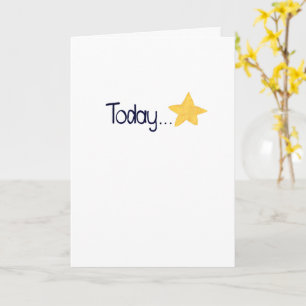 Gold Star Making It Through Today Encouragement Card