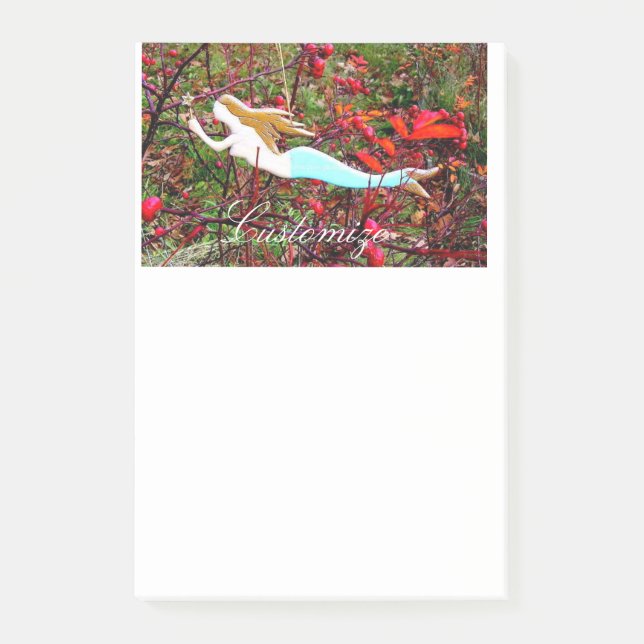 gold star mermaid post-it notes (Front)