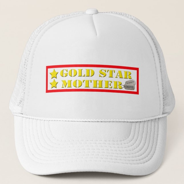 Gold Star Mother Trucker Hat (Front)