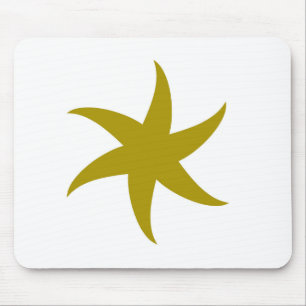 Gold Star Mouse Mat
